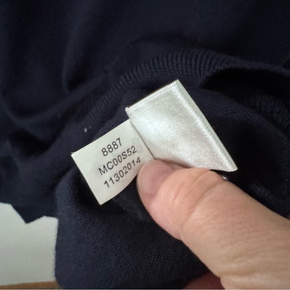 Peter Millar blue merino wool sweater pullover Size Small - Picture 4 of 7